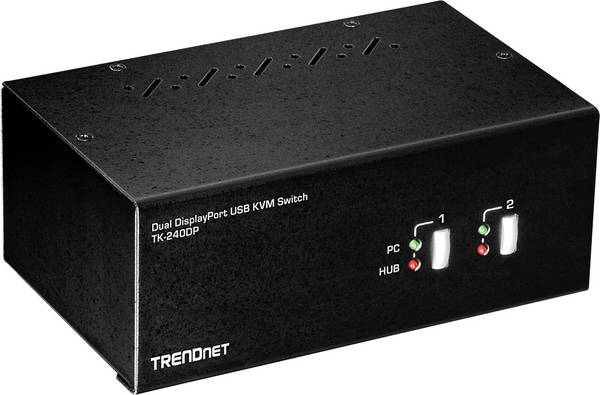 TRENDnet TK-240DP - KVM-/Audio-/USB-Switch - 2 x KVM/Audio/USB - 1 lokaler Benut