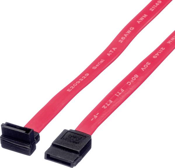VALUE Internes Festplattenkabel SATA 3.0 Gbit/s, gewinkelt, 0,5 m