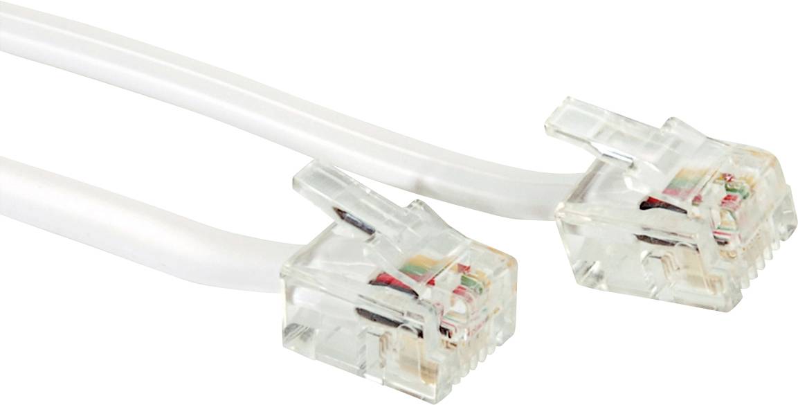 VALUE ISDN Anschlusskabel [1x RJ12-Stecker - 1x RJ12-Stecker] 15.00 m Grau