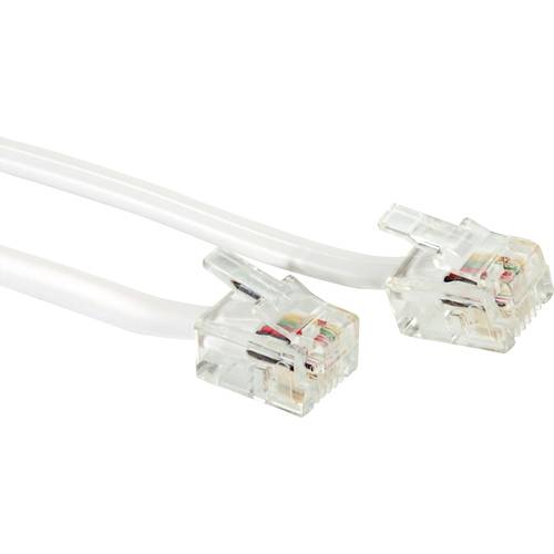 VALUE RJ12-Telefonkabel 6P4C, weiß, 15 m