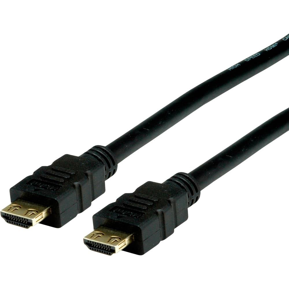 Value HDMI Aansluitkabel 3.00 m 11.99.5693 Afgeschermd (dubbel) Zwart [1x HDMI-stekker 1x HDMI-stekk