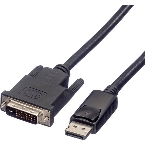Thumbnail - ROLINE DisplayPort Kabel DP ST - DVI ST, LSOH, schwarz, 1,5 m