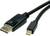 Ein DisplayPort-zu-Mini-DisplayPort-Kabel, geeignet für den Anschluss von Monitoren an Computer oder andere Geräte.