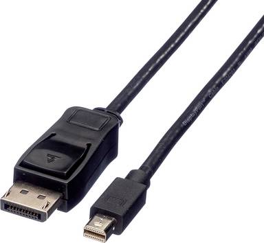 VALUE DisplayPort Kabel, DP ST - Mini DP ST, schwarz, 2 m