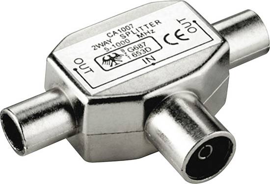 VALUE Koaxial T-Adapter
