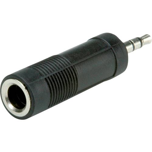 ROLINE Stereo Adapter 3,5 mm Stecker - 6,35 mm Buchse