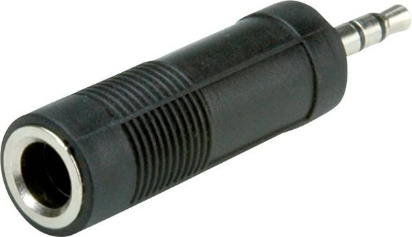 ROLINE Stereo Adapter 3,5 mm Stecker - 6,35 mm Buchse