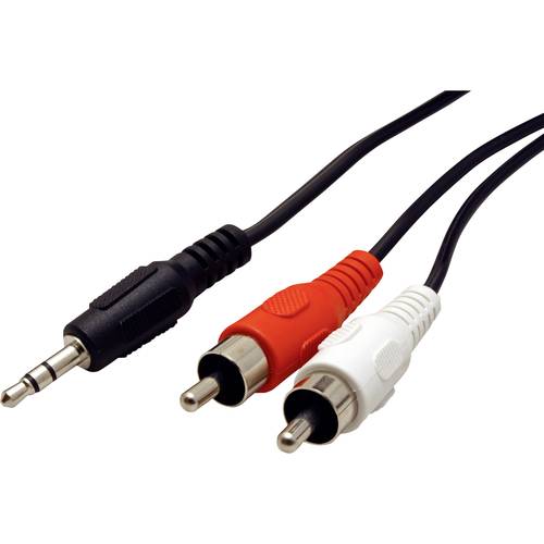 Thumbnail - ROLINE 3,5mm (ST)-zu-Cinch (2x ST) Kabel, 5m