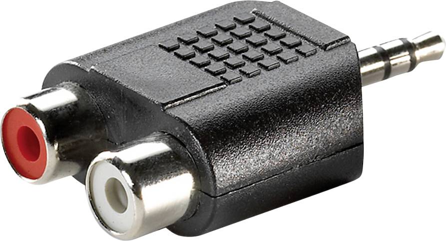 VALUE 3,5mm (ST)-zu-Cinch (2x BU) Adapter