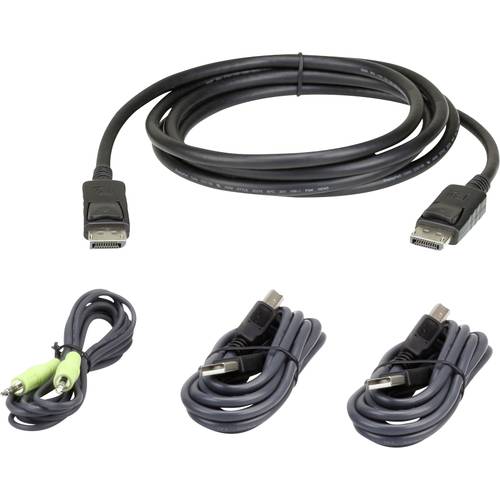 ATEN 2L-7D03UDPX4 USB DisplayPort Secure KVM Kabel Set 3M