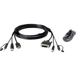 Image of ATEN KVM Anschlusskabel [1x HDMI-Stecker, USB 2.0 Stecker A, Klinkenstecker 3.5 mm - 1x DVI-D Stecker, USB 2.0 Buchse B,