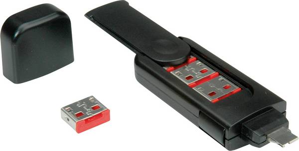USB Typ A Port Blocker Stecker Port Blocker 11.02.8330 Roline Inhalt: 1 Set