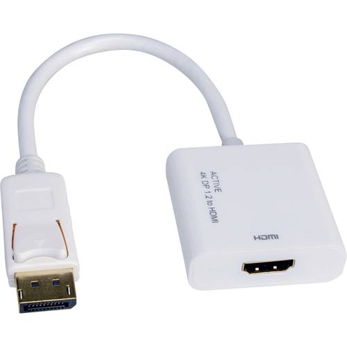 ROLINE 4K DisplayPort-HDMI Adapter, v1.2, DP ST - HDMI BU, Aktiv