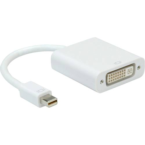 Thumbnail - ROLINE Mini DisplayPort-DVI Adapter, Mini DP ST - DVI BU