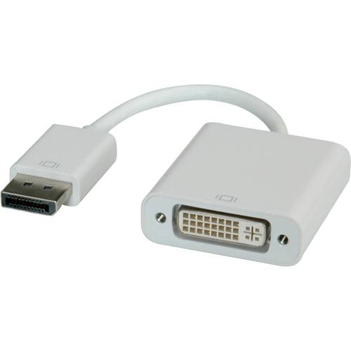 Thumbnail - ROLINE DisplayPort-DVI Adapter, DP Stecker-DVI Buchse