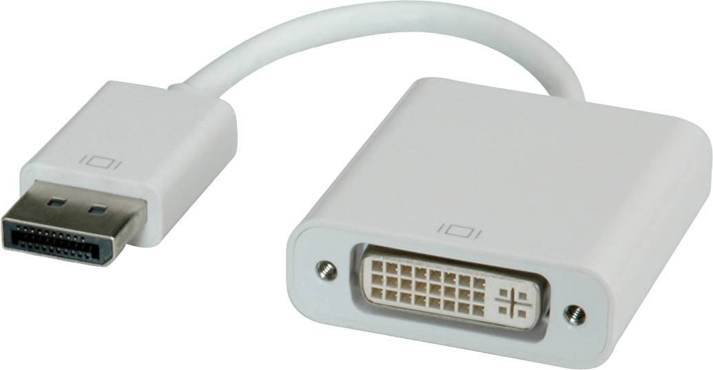 ROLINE DisplayPort-DVI Adapter, DP Stecker-DVI Buchse