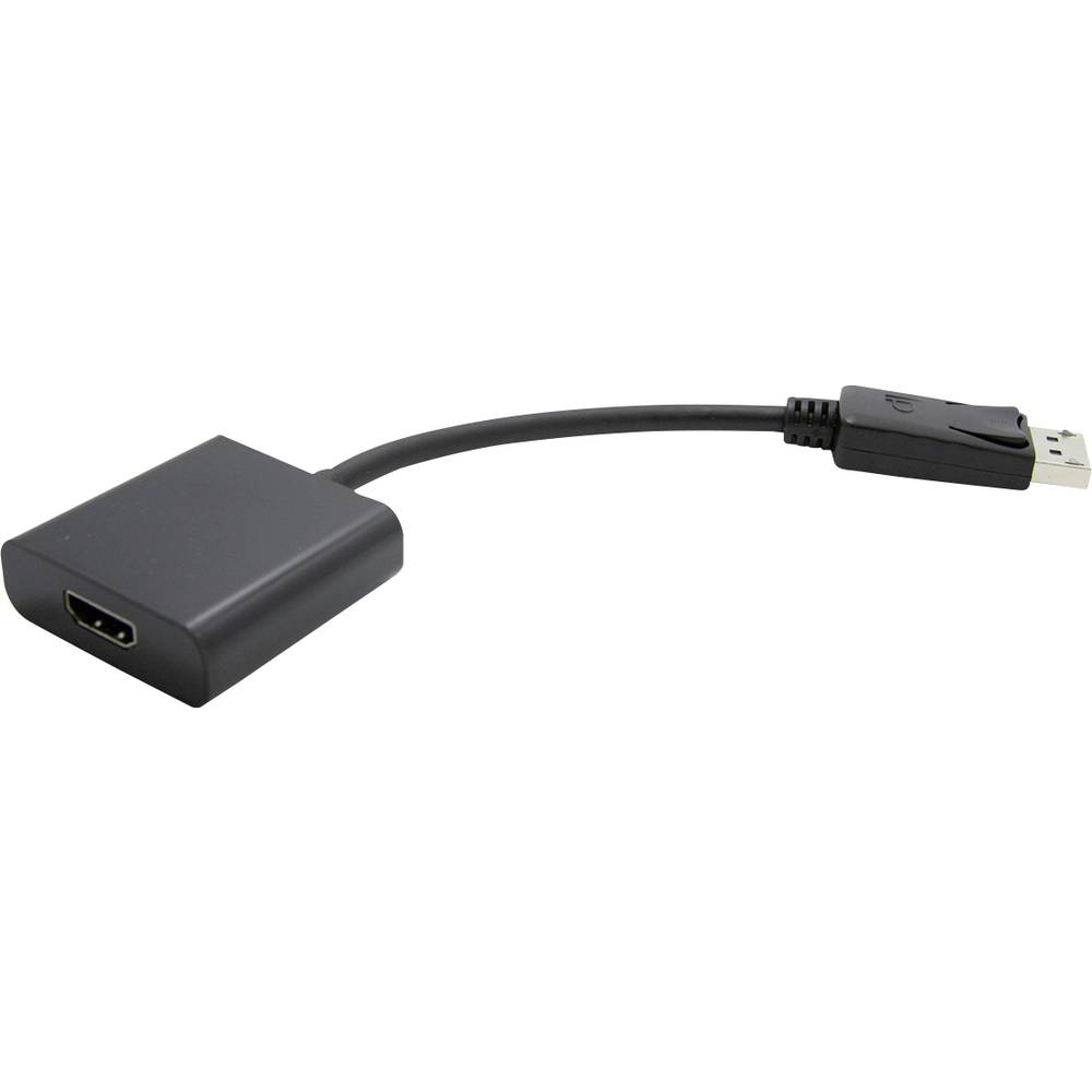 Value DisplayPort Aansluitkabel 0.15 m 12.99.3134 Zwart [1x DisplayPort stekker 1x HDMI-bus]