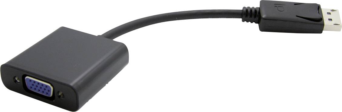 VALUE DisplayPort-VGA Adapter, DP ST - VGA BU, Aktiv