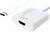 USB-C-zu-HDMI-Adapter, weiß, ermöglicht die Verbindung von USB-C-Geräten zu HDMI-Displays für die Video- und Audioausgabe.