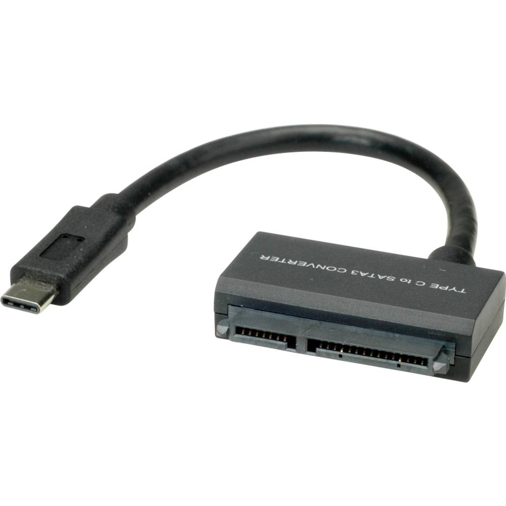 Value Harde schijf Adapterkabel [1x USB-C stekker 1x SATA-combi-bus 15+7-polig]