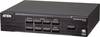 ATEN VP1420 HDMI-Matrix-Switch 3D-Wiedergabe möglich, mit Audio-Ports, Ultra HD-fähig, mit eingebautem Konverter, Rackmontage möglich Schwarz