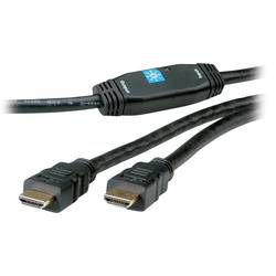 Image of Roline HDMI Anschlusskabel HDMI-A Stecker, HDMI-A Stecker 30.00 m Schwarz 14.01.3465 Geschirmt HDMI-Kabel