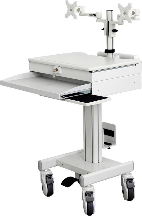 ROLINE Mobile PC-/LCD-Arbeitsstation, höhenverstellbar, bis 26 kg