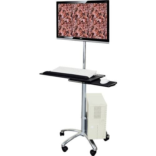 Thumbnail - VALUE PC/LCD-Rollständer, höhenverstellbar, bis 10 kg