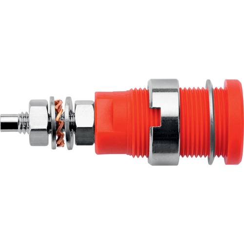 Schützinger DI SEB 6446 Ni / RT Sicherheits-Einbaubuchse Rot 1 St.