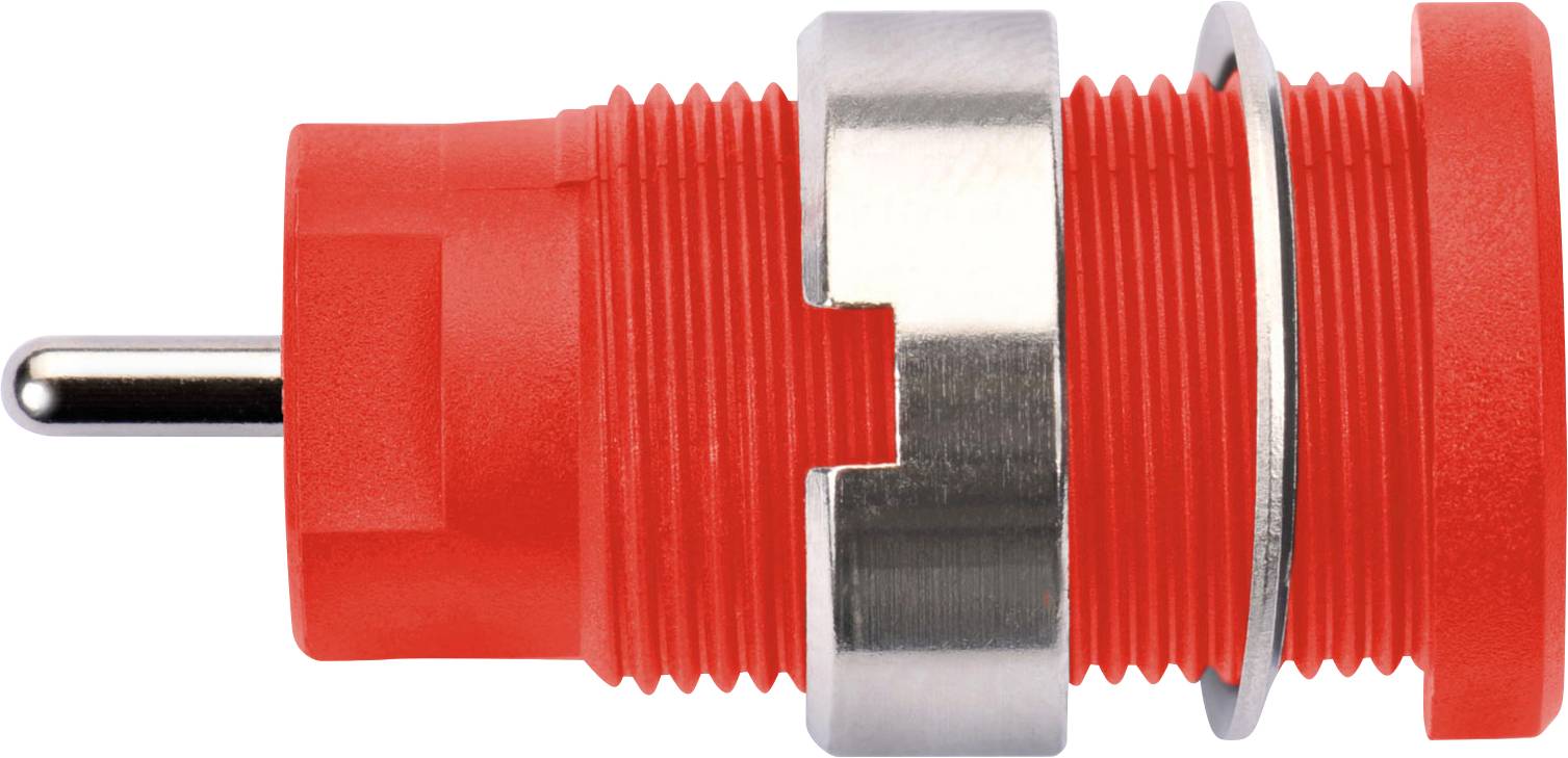 Schützinger DI SEB 8632 Ni / RT Sicherheits-Einbaubuchse Rot 1 St.