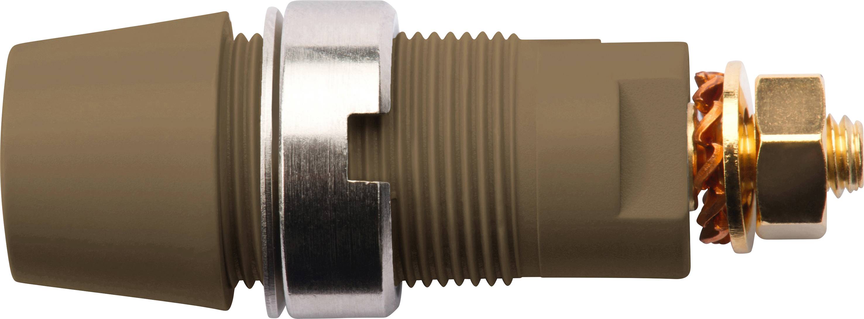 Schützinger Sicherheits-Aufbaubuchse Braun 1 St.