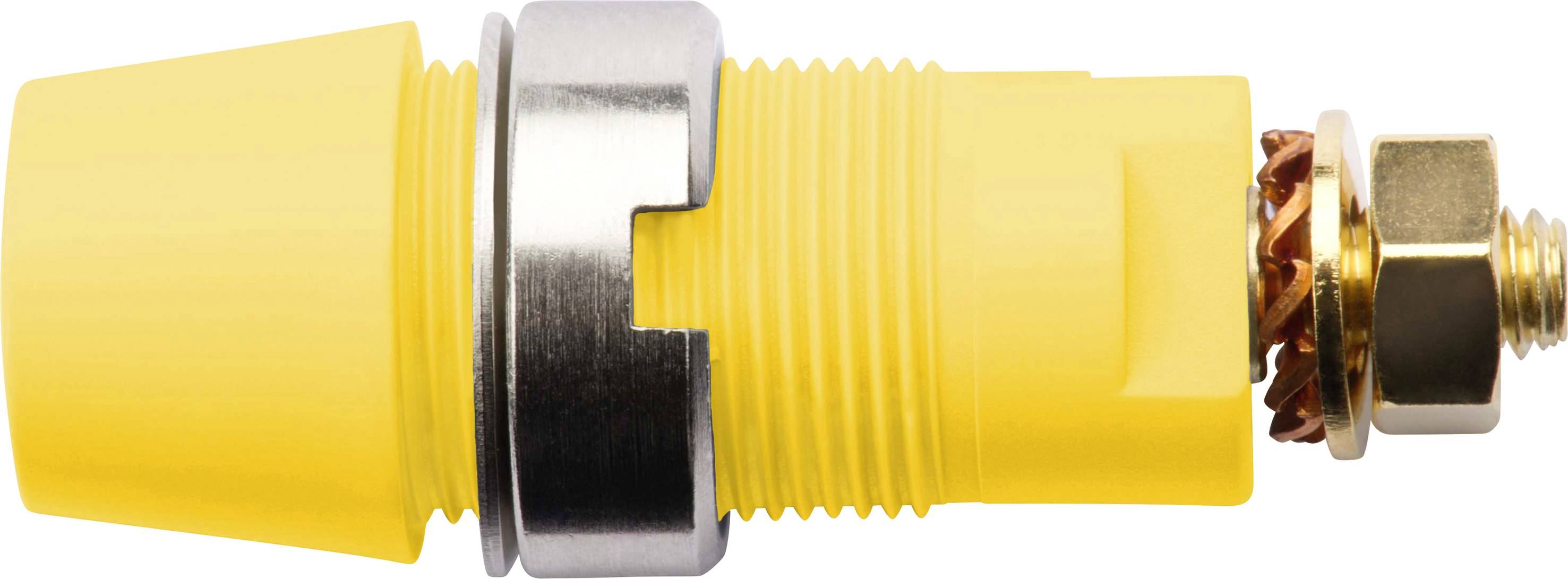 Schützinger Sicherheits-Aufbaubuchse Gelb 1 St.
