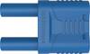 Schützinger SKURZ 6100 / 19-4 IG 2MB Ni / BL Sicherheits-Kurzschlussstecker Blau 1 St.