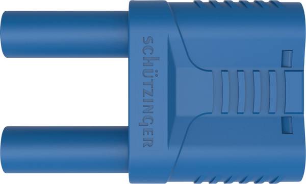 Schützinger SKURZ 6100 / 19-4 IG 2MB Ni / BL Sicherheits-Kurzschlussstecker Blau 1 St.