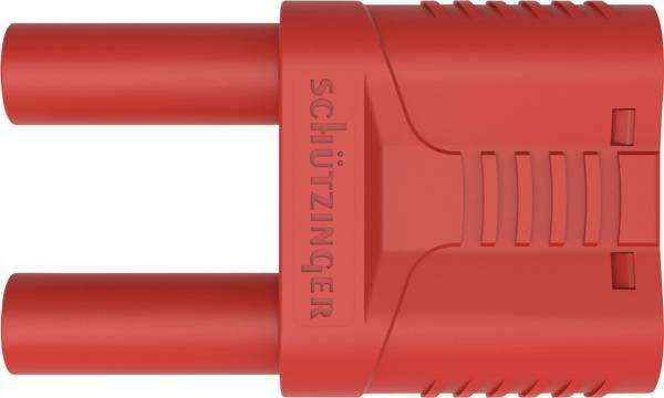 Schützinger SKURZ 6100 / 19-4 IG 2MB Ni / RT Sicherheits-Kurzschlussstecker Rot 1 St.