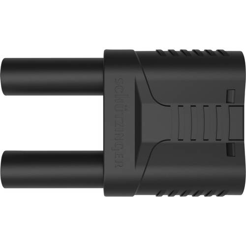 Schützinger SKURZ 6100 / 19-4 IG 2MB Ni / SW Sicherheits-Kurzschlussstecker Schwarz 1 St.