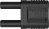 Schützinger SKURZ 6100 / 19-4 IG 2MB Ni / SW Sicherheits-Kurzschlussstecker Schwarz 1 St.
