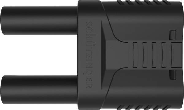 Schützinger SKURZ 6100 / 19-4 IG 2MB Ni / SW Sicherheits-Kurzschlussstecker Schwarz 1 St.