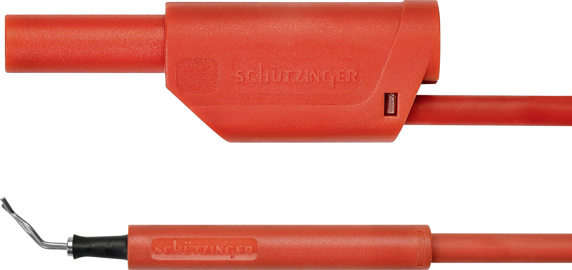 SCHÜTZINGER AL 8321 / ZPK / 1 / 100 / RT Adapterleitung [Stecker 4 mm - Prüfspitze] 100.00 cm R