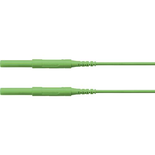 Schützinger Sicherheits-Messleitung Stecker 4 mm Stecker 4 mm 100.00 cm Grün 1 St.