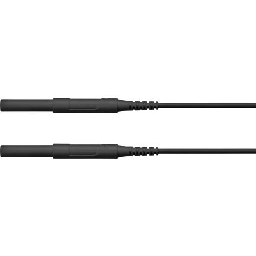Thumbnail - Schützinger HSPL 8568 / AWG16 / 200 / SW Sicherheits-Messleitung Stecker 4 mm Stecker 4 mm Schwarz 1 St.