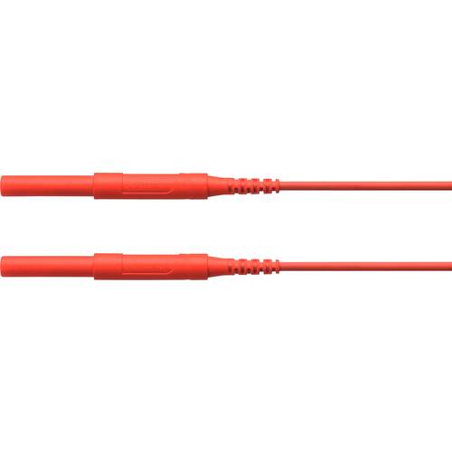 Thumbnail - Schützinger HSPL 8568 / AWG16 / 50 / RT Sicherheits-Messleitung Stecker 4 mm Stecker 4 mm Rot 1 St.
