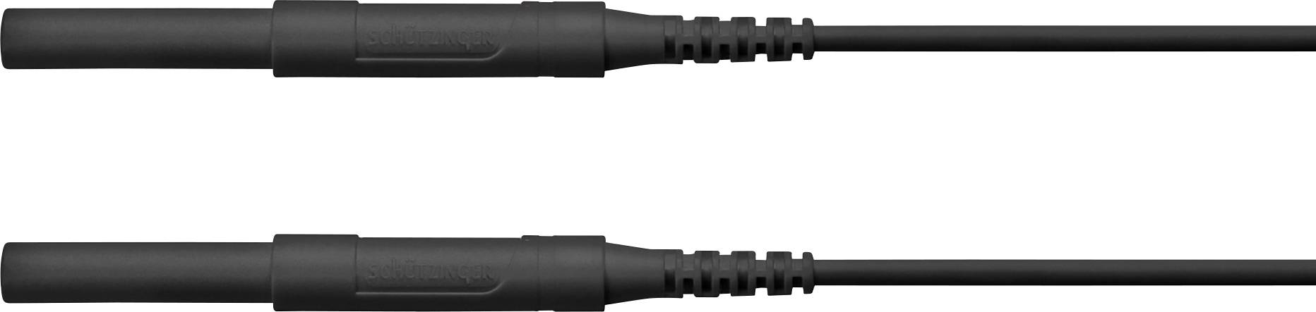 SCHÜTZINGER HSPL 8568 / AWG16 / 50 / SW Sicherheits-Messleitung [Stecker 4 mm - Stecker 4 mm] 5