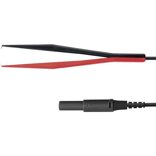 Schützinger KML 7848 Au / PZ / 150 / SW Messleitung Stecker 4 mm Kelvin-Klemme Schwarz 1 St.