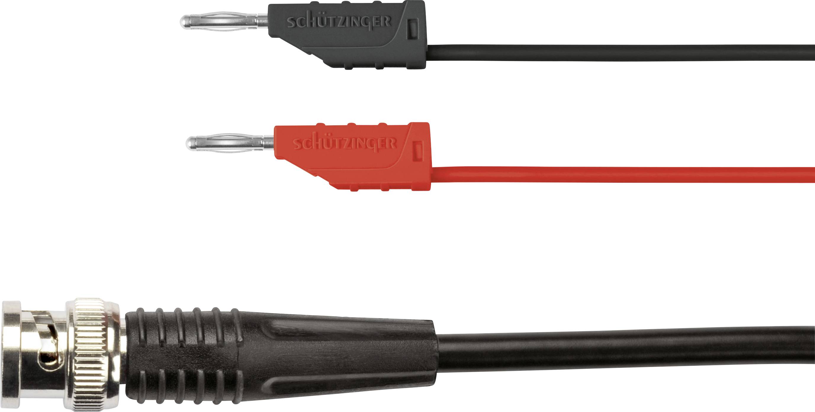 Schützinger BNC-Messleitung 50.00 cm Schwarz