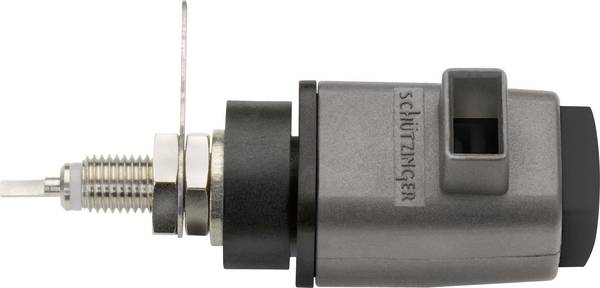 Schützinger KSDK 7730 Ni / SW Kelvin-Schnelldruckklemme Schwarz  1 St.