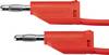 Schützinger MFK 15 / 1 / 100 / RT Messleitung Stecker 4 mm Stecker 4 mm Rot 1 St.