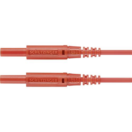Thumbnail - Schützinger MSFK A301 / 0.5 / 100 / RT Messleitung Stecker 2 mm Stecker 2 mm Rot 1 St.