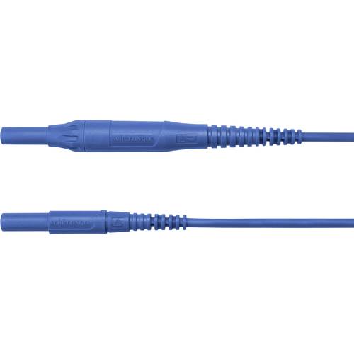 Schützinger Messleitung Stecker 4 mm Stecker 4 mm 150.00 cm Blau 1 St.