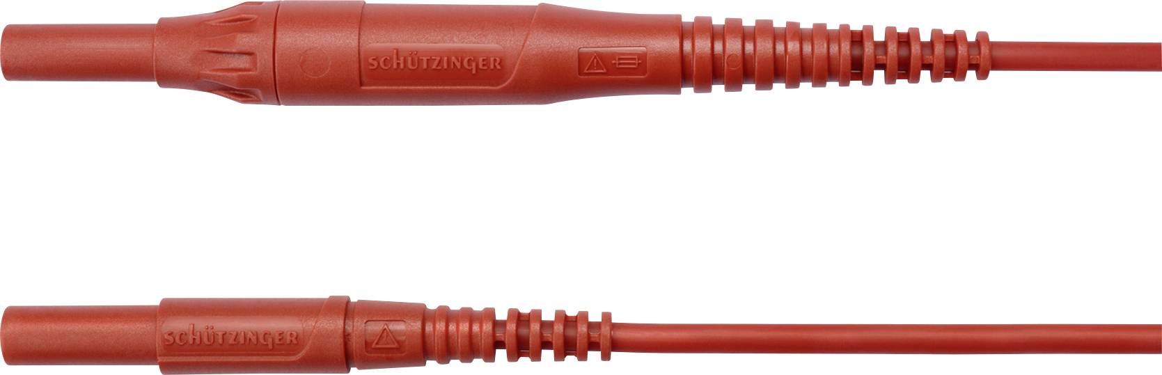 Schützinger MSFK B441 / 1 / 200 / RT Messleitung Stecker 4 mm Stecker 4 mm Rot 1 St.